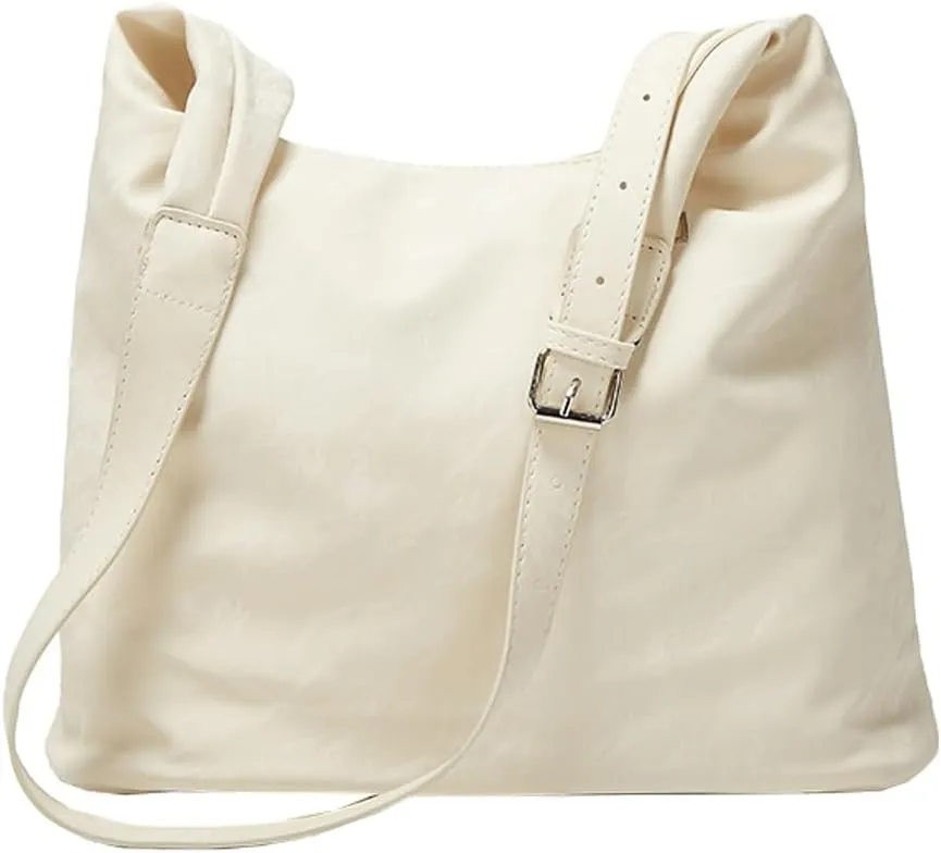 Large Shoulder Bags Women 2025 Trendy Spring Underarm Crossbody Bag Soft Leather Satchel Tote Handbag Work Travel Purse