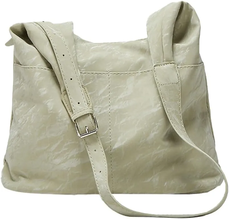 Large Shoulder Bags Women 2025 Trendy Spring Underarm Crossbody Bag Soft Leather Satchel Tote Handbag Work Travel Purse