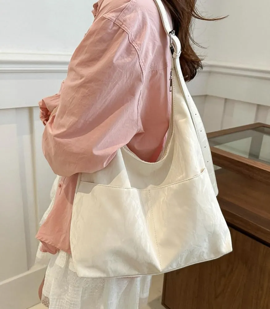 Large Shoulder Bags Women 2025 Trendy Spring Underarm Crossbody Bag Soft Leather Satchel Tote Handbag Work Travel Purse