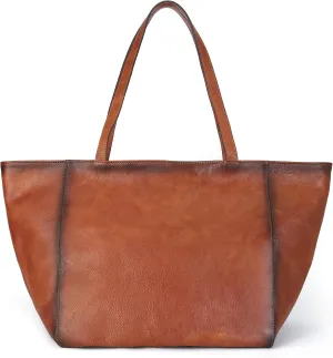 Large Tote Bag for Women Genuine Leather Handbag Purse Women's Shoulder Bags Soft Travel Purses