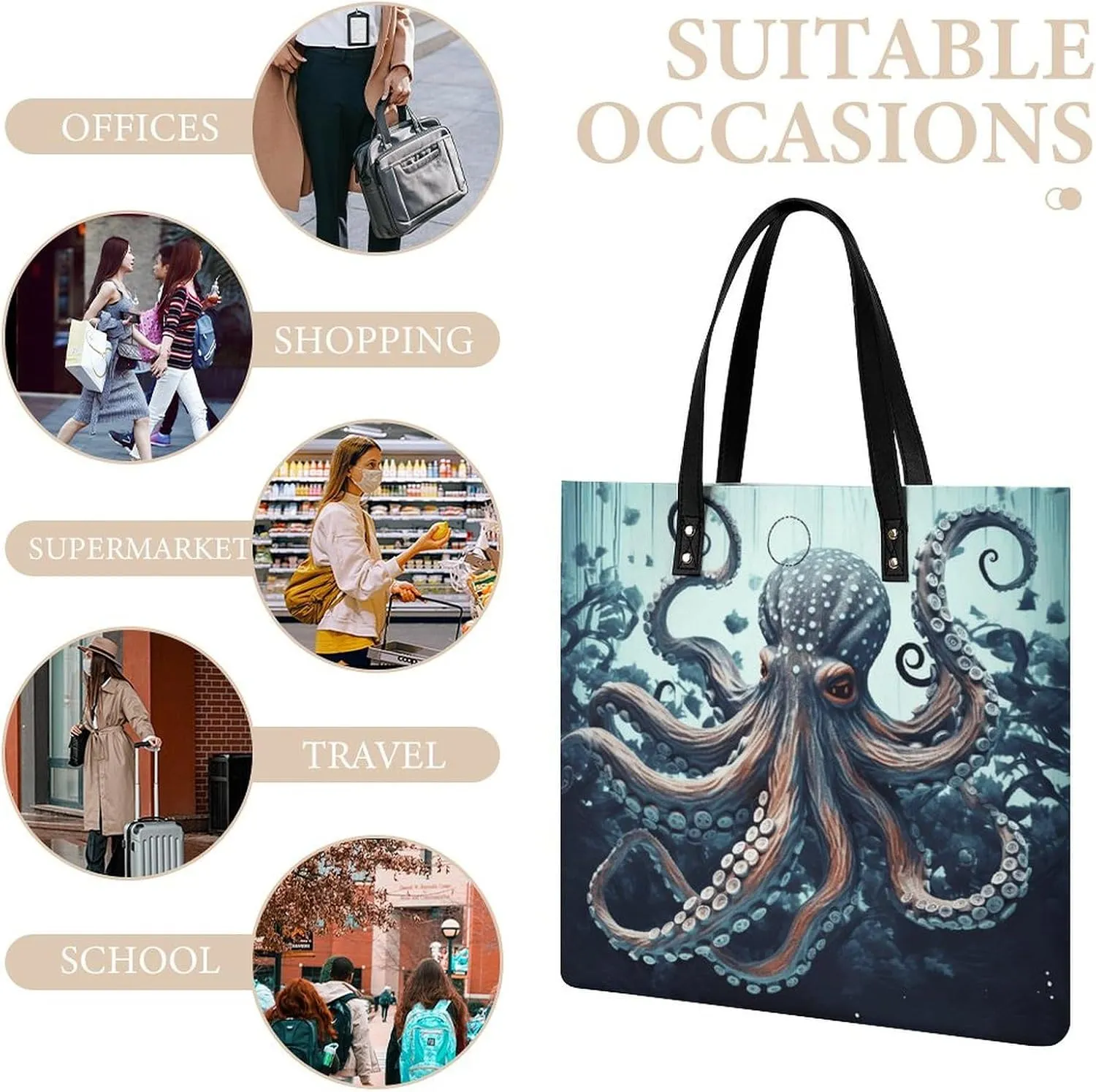 Leather Handbag for Women Tote Bag with Magnetic Buckle Flag of Mexico Crossbody Bag Shoulder Bags