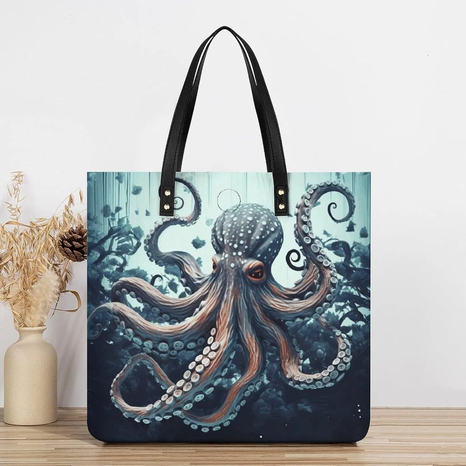 Leather Handbag for Women Tote Bag with Magnetic Buckle Flag of Mexico Crossbody Bag Shoulder Bags