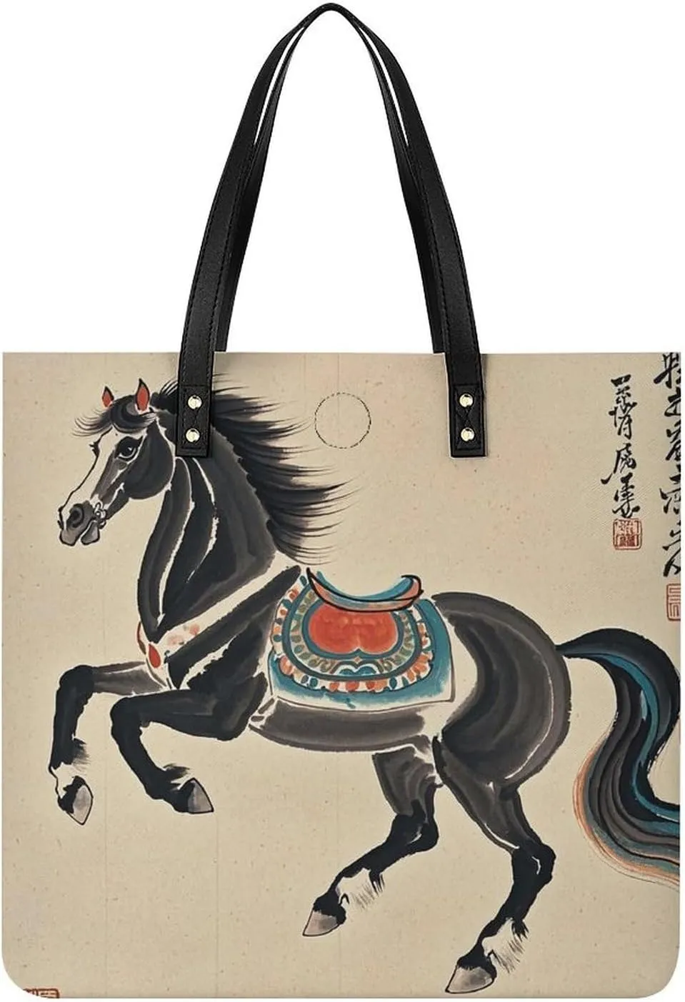 Leather Handbag for Women Tote Bag with Magnetic Buckle Flag of Mexico Crossbody Bag Shoulder Bags