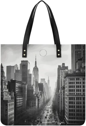 Leather Handbag for Women Tote Bag with Magnetic Buckle Vintage Octopus Crossbody Bag Shoulder Bags