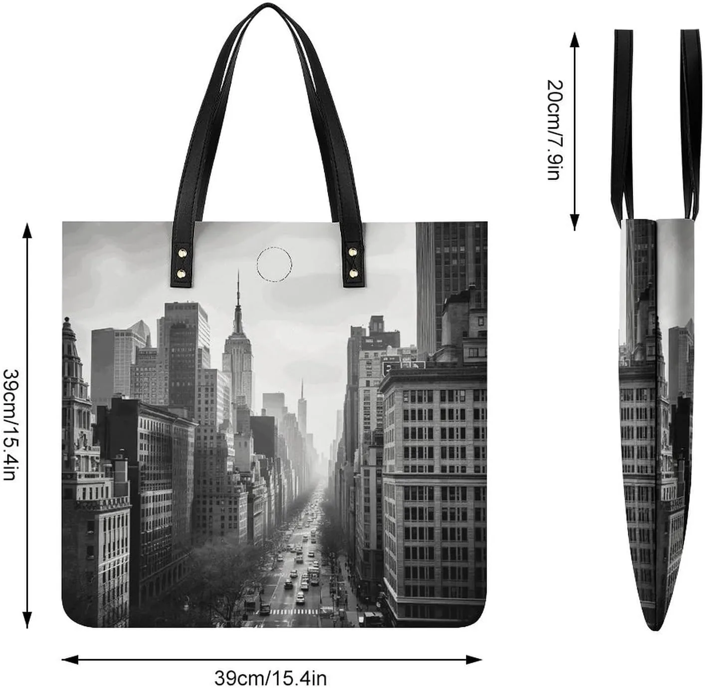 Leather Handbag for Women Tote Bag with Magnetic Buckle Vintage Octopus Crossbody Bag Shoulder Bags