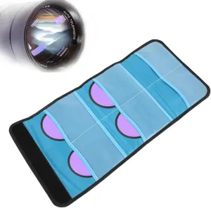 Lens Filter Case, Camera Filter Case 6 Pocket Camera Lens Filter Carry Bag Pouch Camera Filter Wallet Protective Photography Filters Case Organizer for up to 82mm Round or Square Filters