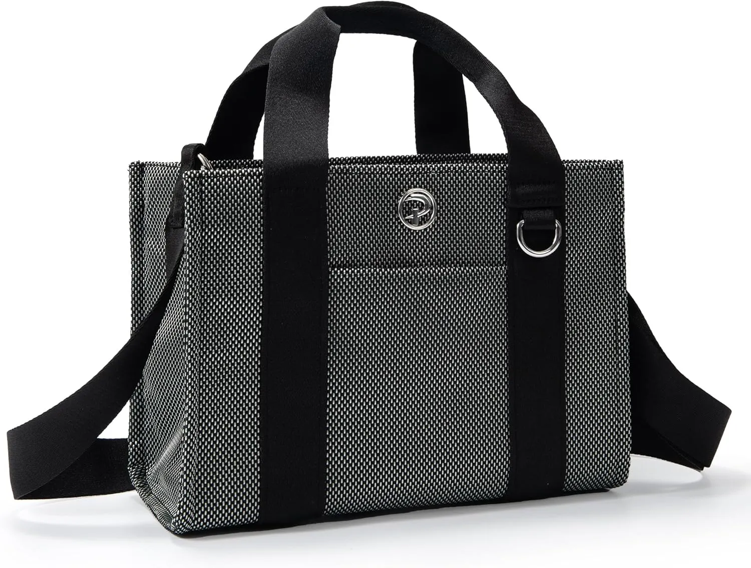 Medium Canvas Tote Bag for Women, Crossbody Satchel Bag with Adjustable Strap, Travel Purse, Work Handbag, and Everyday Bag