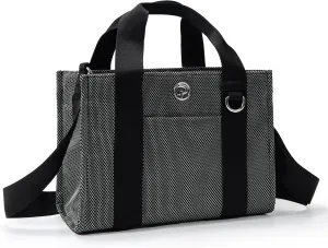 Medium Canvas Tote Bag for Women, Crossbody Satchel Bag with Adjustable Strap, Travel Purse, Work Handbag, and Everyday Bag