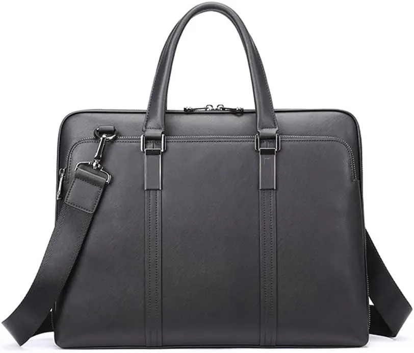 Men's Bag Briefcase Tote Bag Business Computer Bag Cross Print Business Bag
