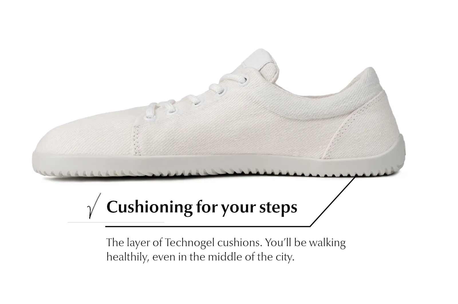Men's Vida Hemp Comfort white sneakers