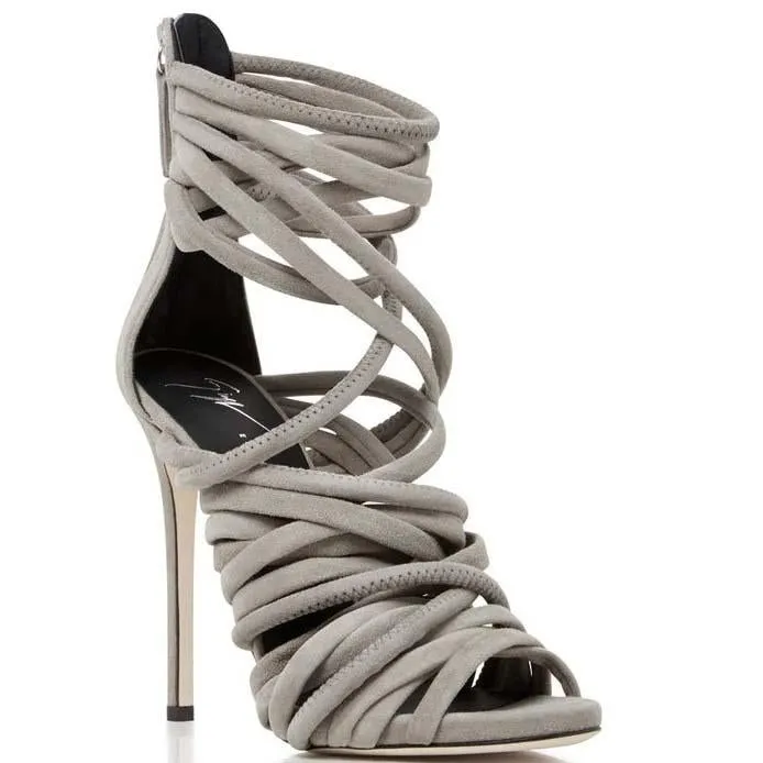Mexican Open Toe Huarache Heel Sandals