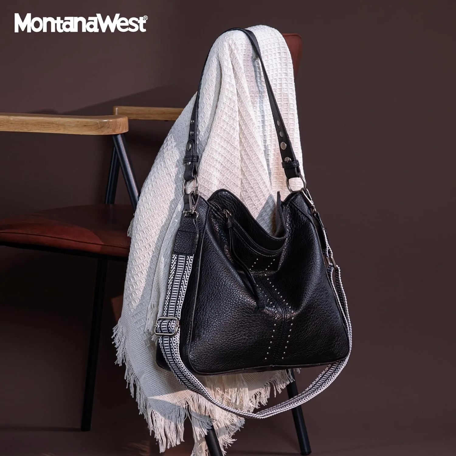 Montana West Medium Hobo Bags for Women Top Handle Satchel Shoulder Purse Bucket Handbag