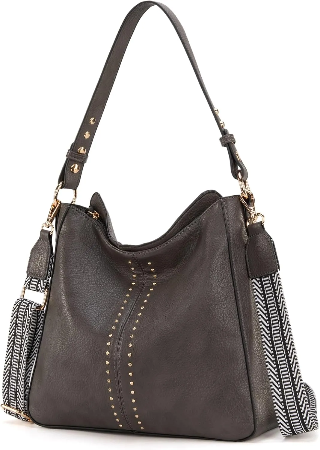 Montana West Medium Hobo Bags for Women Top Handle Satchel Shoulder Purse Bucket Handbag