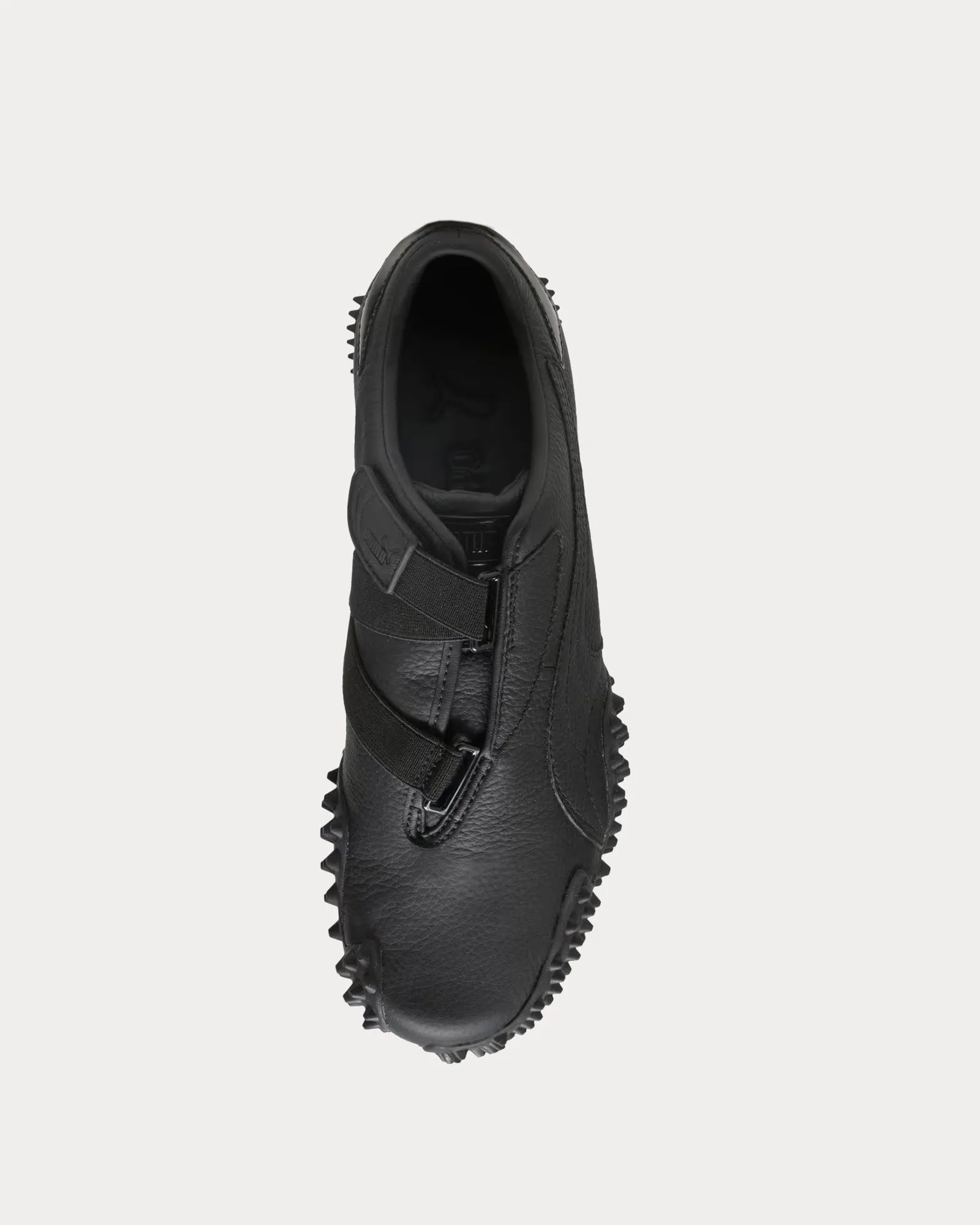 Mostro Leather Puma Black Slip On Sneakers
