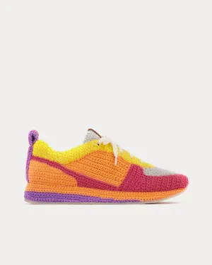 Myha Pop Orange Low Top Sneakers