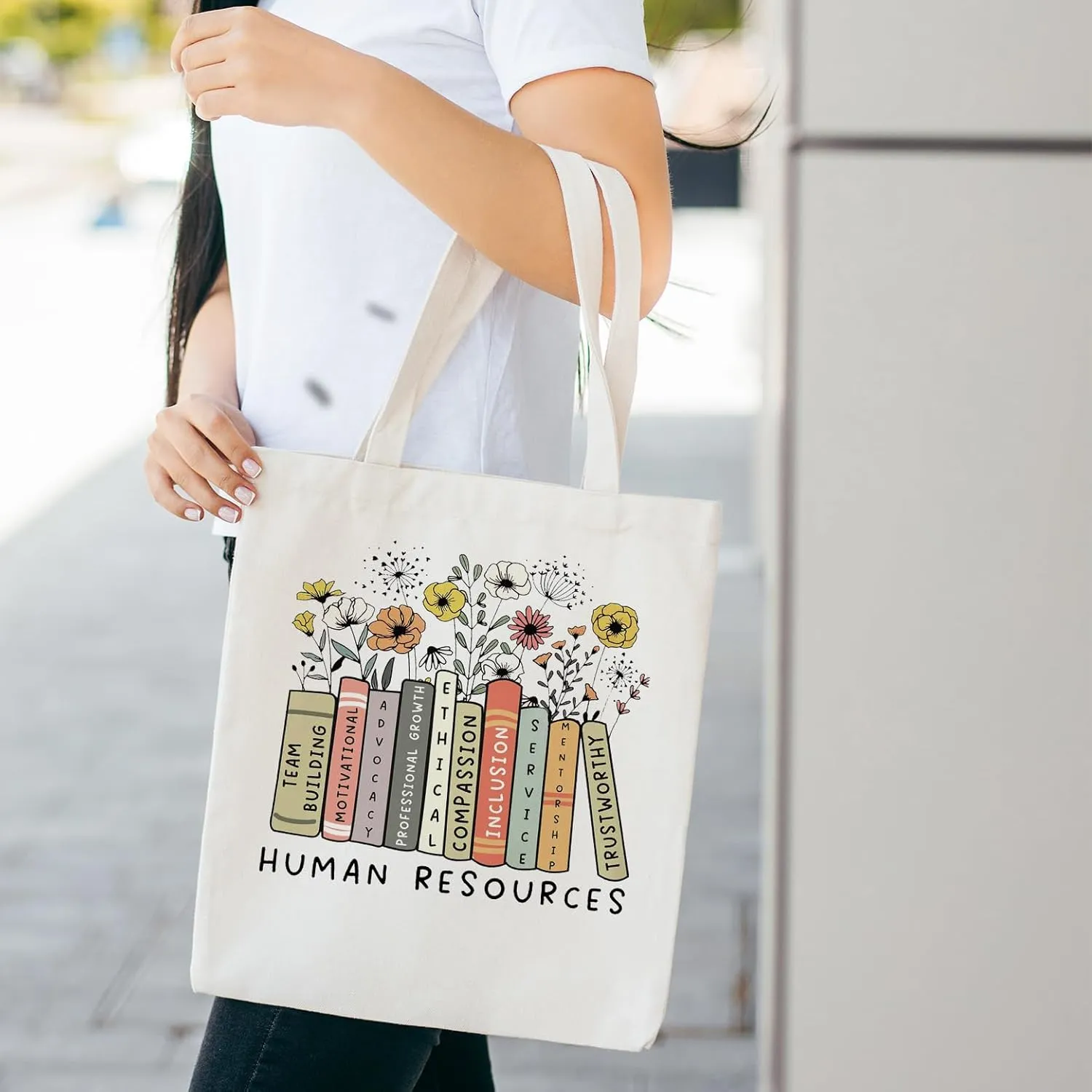 NATSUNO Canvas Tote Bag,Science Graduation Gifts,Tote Bags for Women,Reusable Grocery Bags