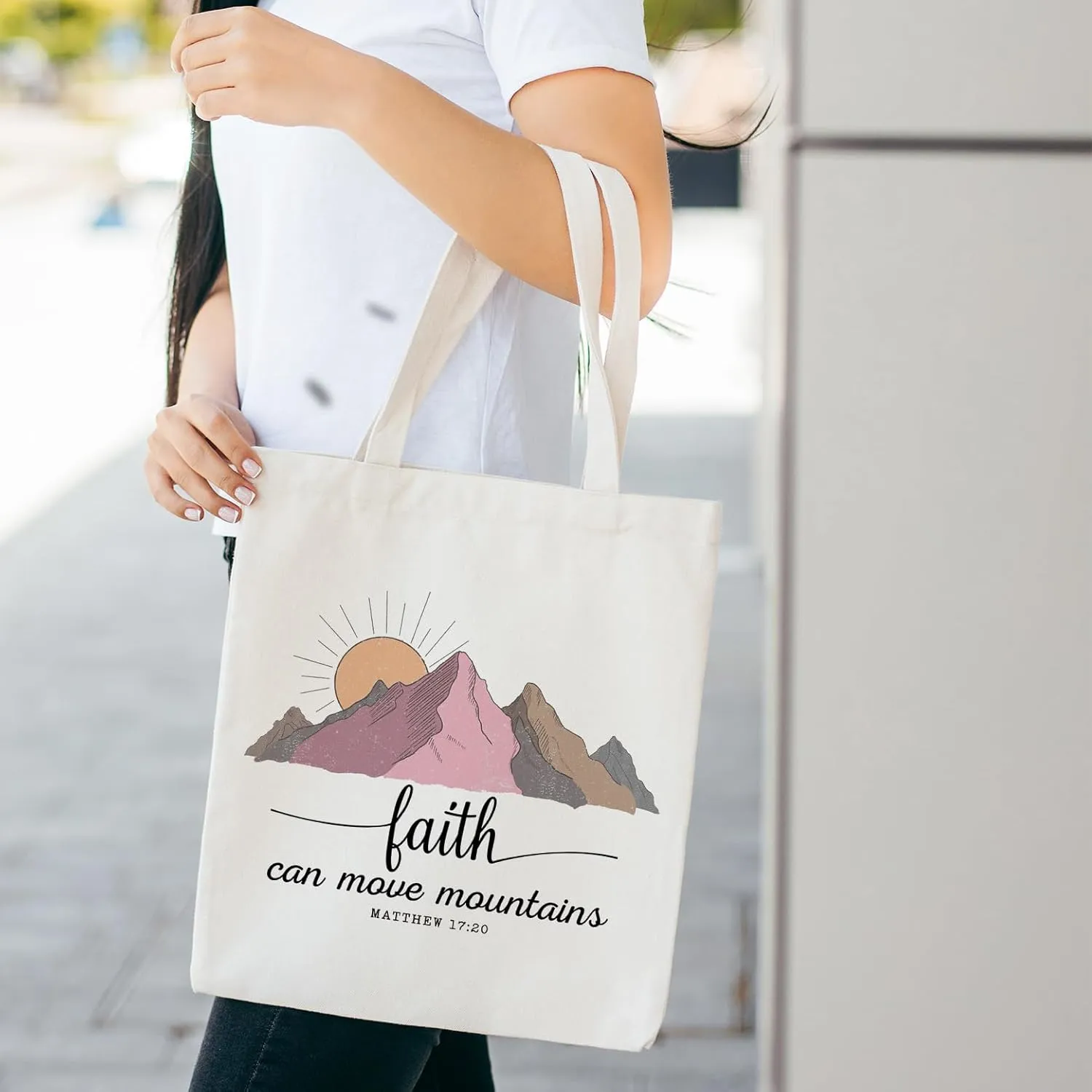 NATSUNO Canvas Tote Bag,Science Graduation Gifts,Tote Bags for Women,Reusable Grocery Bags