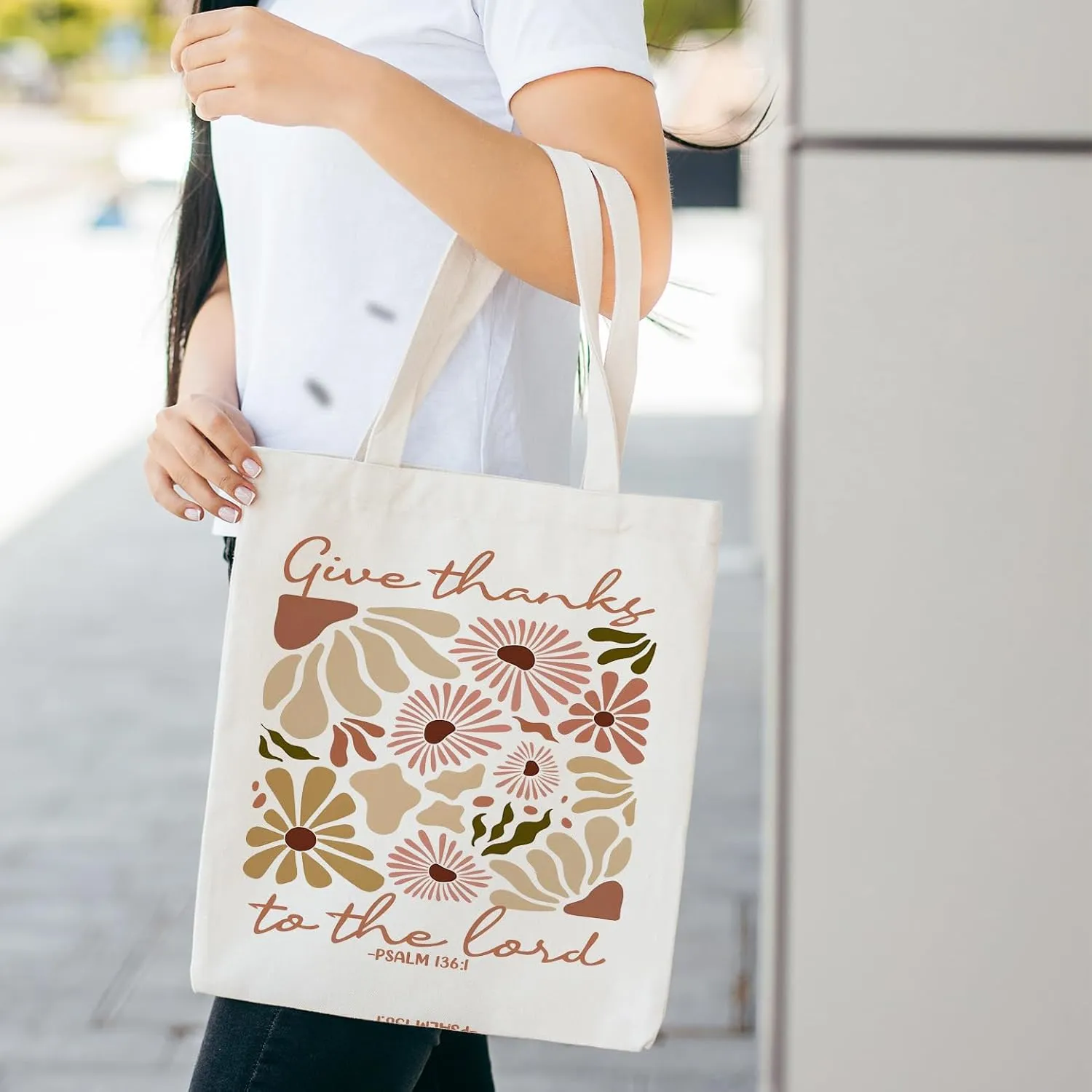 NATSUNO Canvas Tote Bag,Science Graduation Gifts,Tote Bags for Women,Reusable Grocery Bags