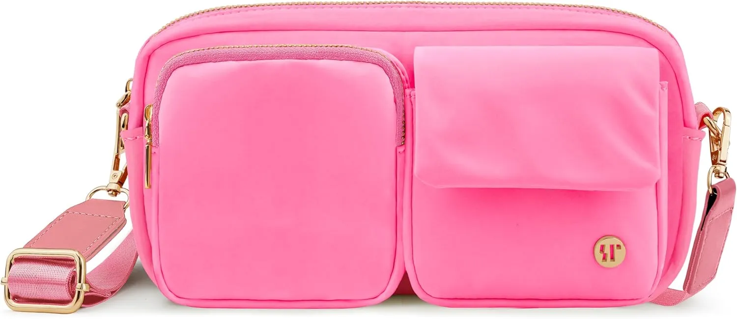 Nylon Crossbody Bag Small Purses for Women Crossbody Shoulder Bags with RFID Blocking Pocket Traveling Workout