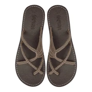 Oceanbliss - Taupe Rope Sandals