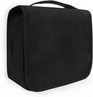 ODAWA Multi Compartment Toiletry Cosmetic Bag Black Makeup Bag Toiletry Bag