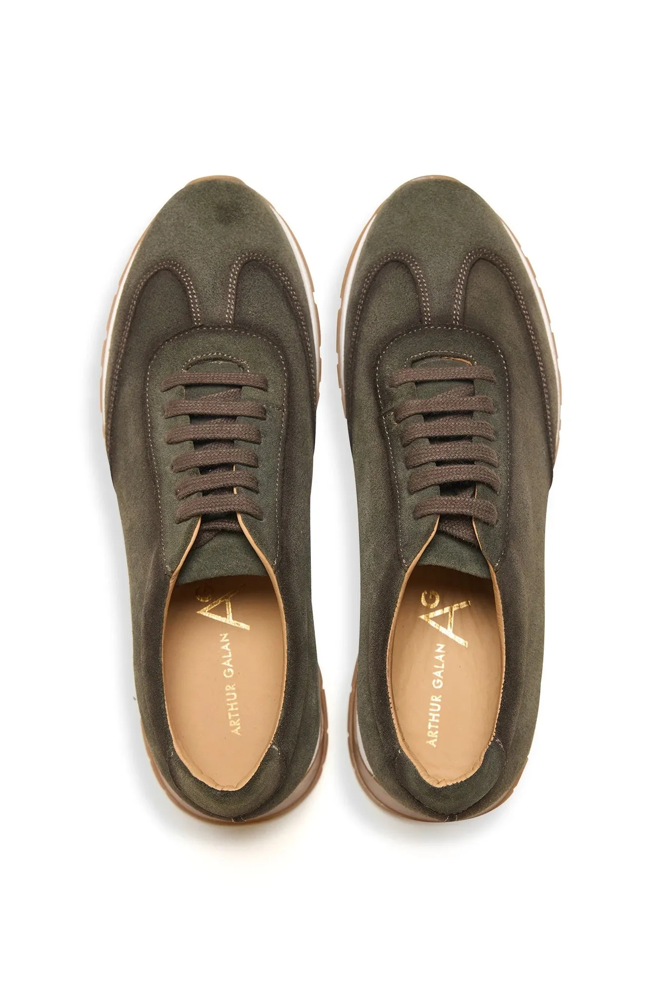 Orson Suede Sneaker in Green