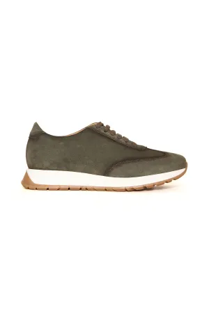 Orson Suede Sneaker in Green
