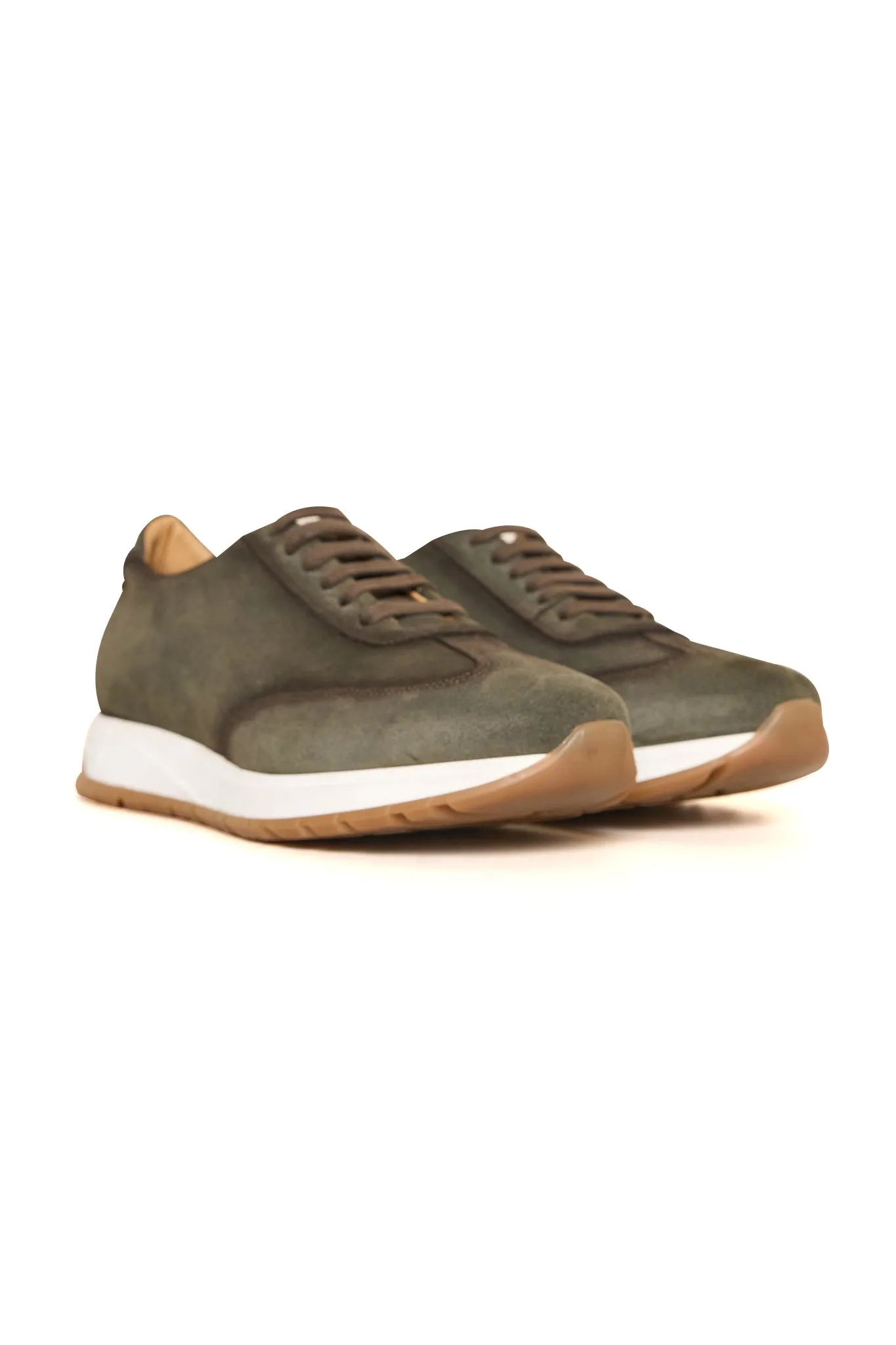 Orson Suede Sneaker in Green