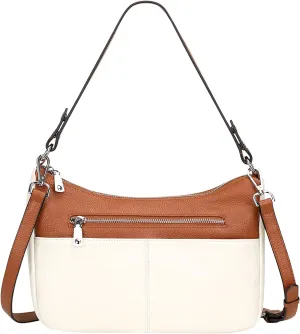 Over Earth Soft Leather Handbags for Women Crossbody Purses Multi Pockets Shoulder Bags Messenger Bag Medium