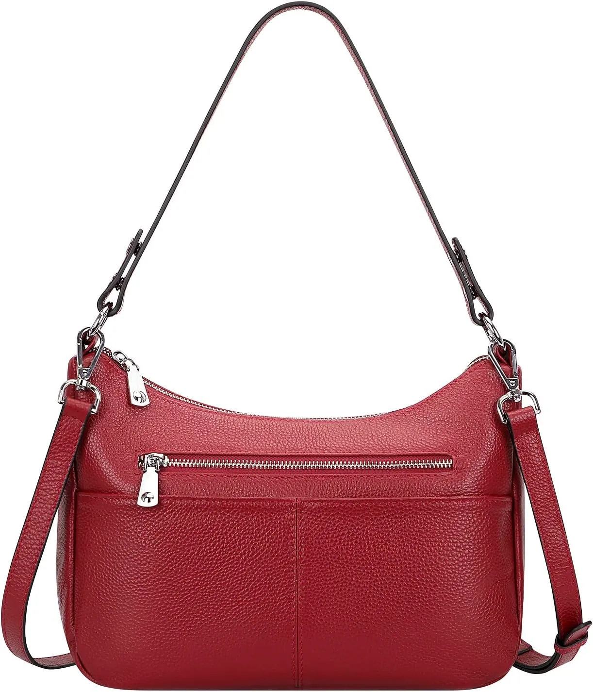 Over Earth Soft Leather Handbags for Women Crossbody Purses Multi Pockets Shoulder Bags Messenger Bag Medium