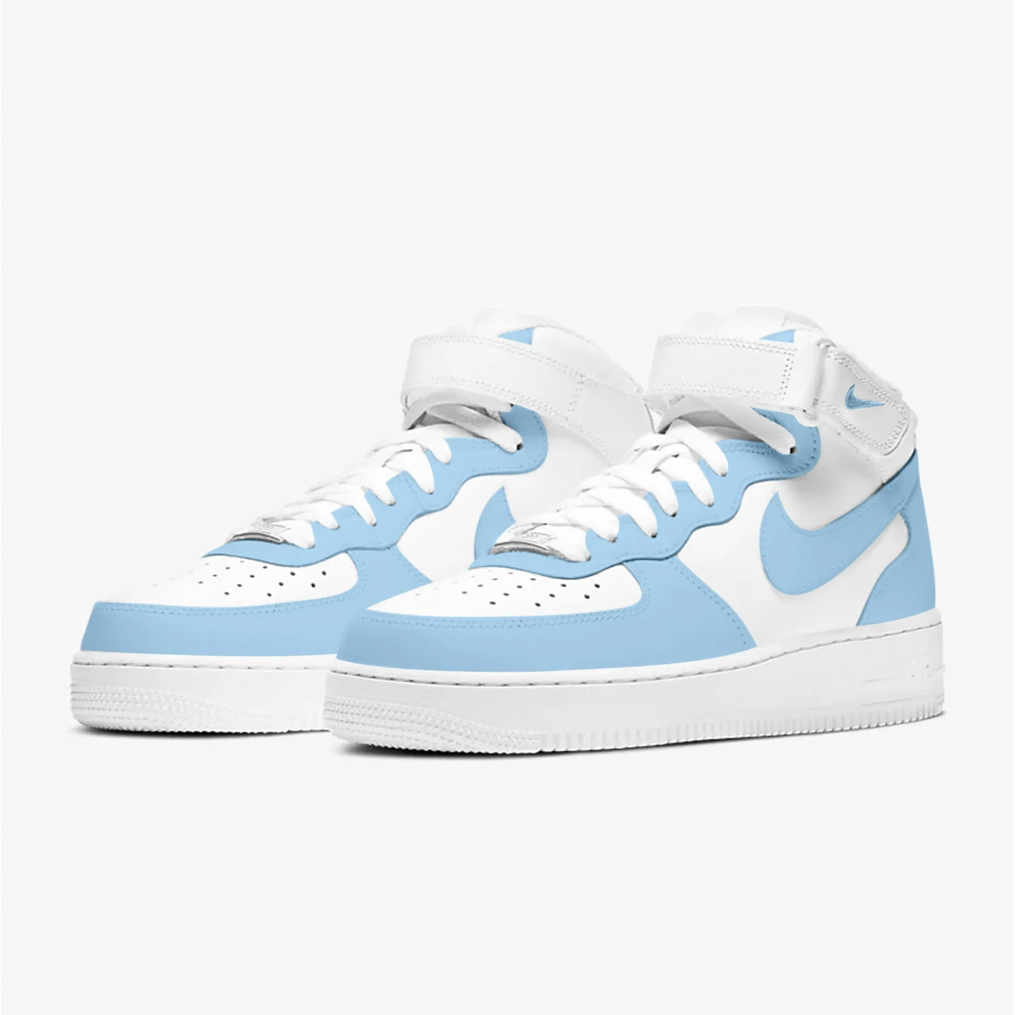 Pastel Blue AF1 Mid