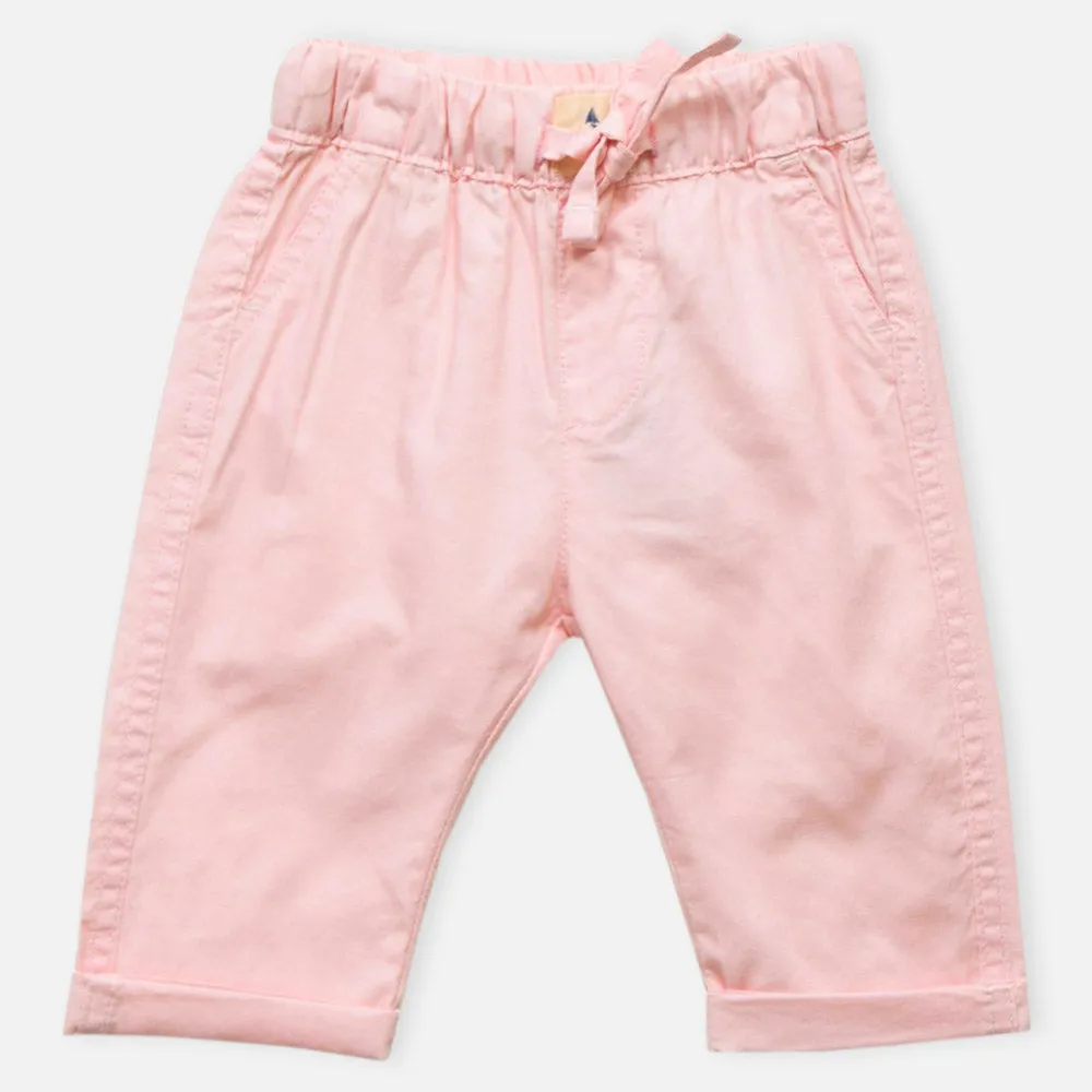 Pink Elasticated Waist Pants