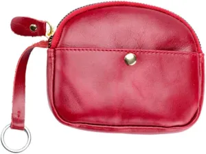 PRETYZOOM Fashion Women's Handbag Tote Purse for Evening Red Leather Clutch Purse Zipper for Party Banquet Wedding