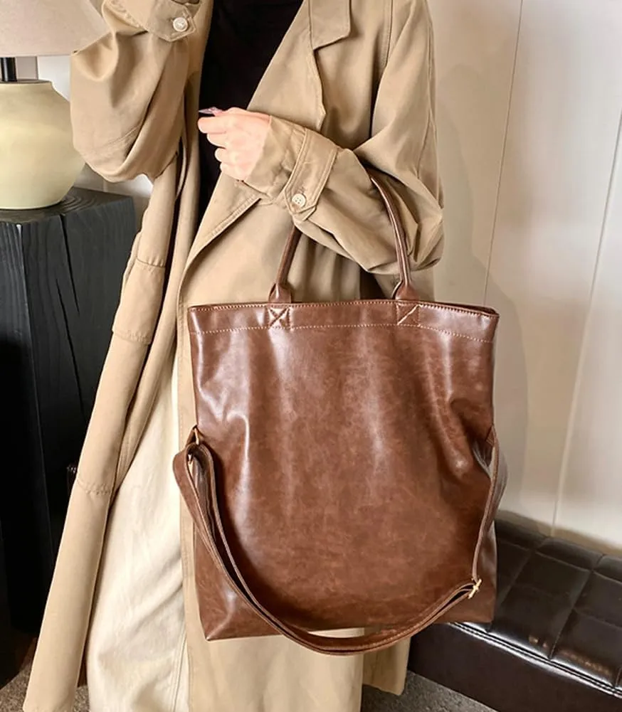 PU Leather Shoulder Bags for Women Soft Hobo Handbags Crossbody Bags for Work Travel