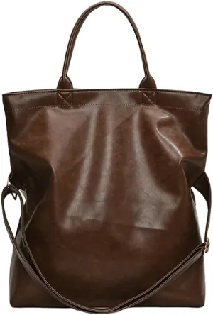 PU Leather Shoulder Bags for Women Soft Hobo Handbags Crossbody Bags for Work Travel
