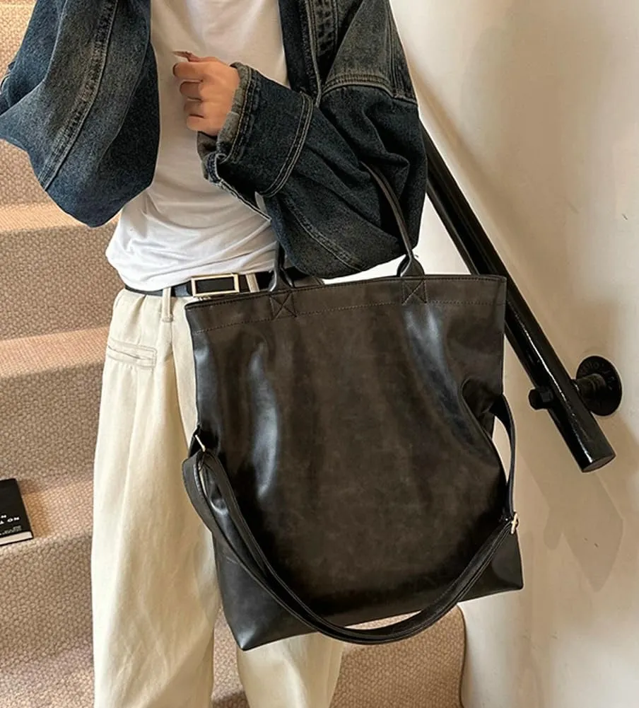 PU Leather Shoulder Bags for Women Soft Hobo Handbags Crossbody Bags for Work Travel