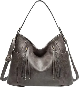 Purses and Handbags for Women Large Satchels Shoulder Bags Soft PU Leather Tote Bag