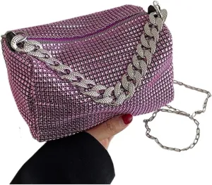 Rhinestone Bags Glitter Rhinestone Evening Bag Shining Evening Clutches Handbag Party Purses