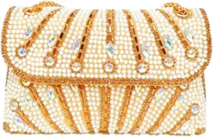Rhinestone Evening Clutches Women 2025 Glitter Handbag Elegant Small Shoulder Bag Chain Clutch Purse Wedding Party