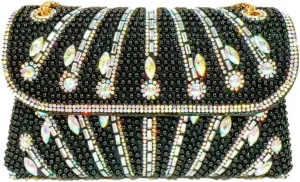 Rhinestone Evening Clutches Women 2025 Glitter Handbag Elegant Small Shoulder Bag Chain Clutch Purse Wedding Party