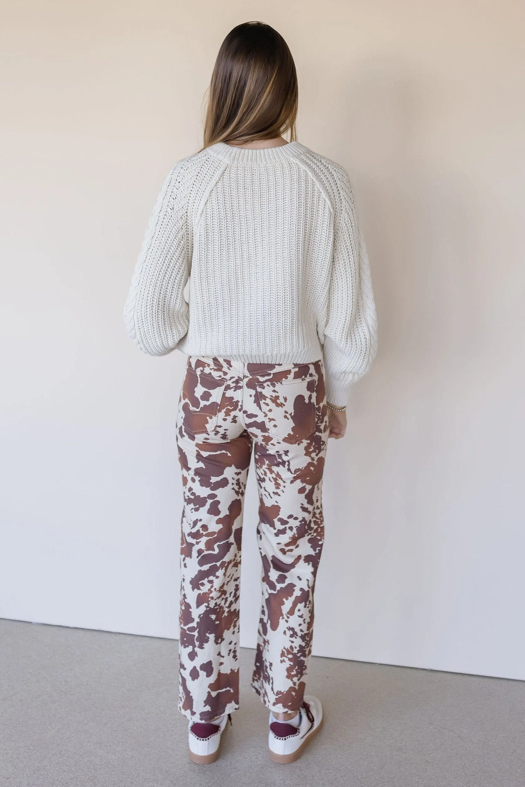 Risk Taker Mid-Rise Printed Jeans