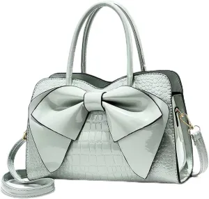 Satchel Handbag for Women Designer Tote Purse Leather Shoulder Bag Roomy Top Handle Satchel Purse for Office Dating