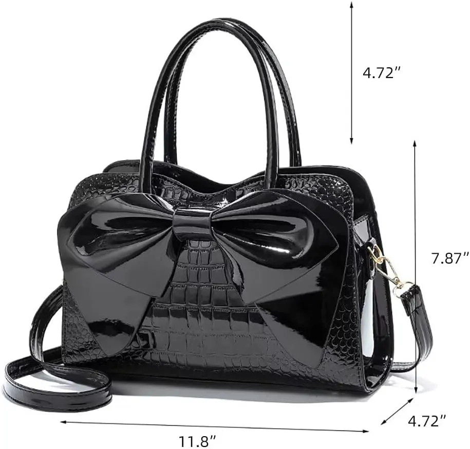 Satchel Handbag for Women Designer Tote Purse Leather Shoulder Bag Roomy Top Handle Satchel Purse for Office Dating