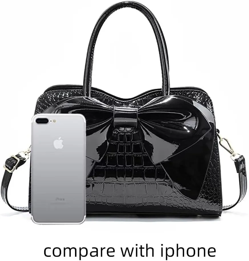 Satchel Handbag for Women Designer Tote Purse Leather Shoulder Bag Roomy Top Handle Satchel Purse for Office Dating