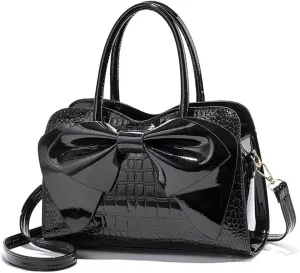 Satchel Handbag for Women Designer Tote Purse Leather Shoulder Bag Roomy Top Handle Satchel Purse for Office Dating