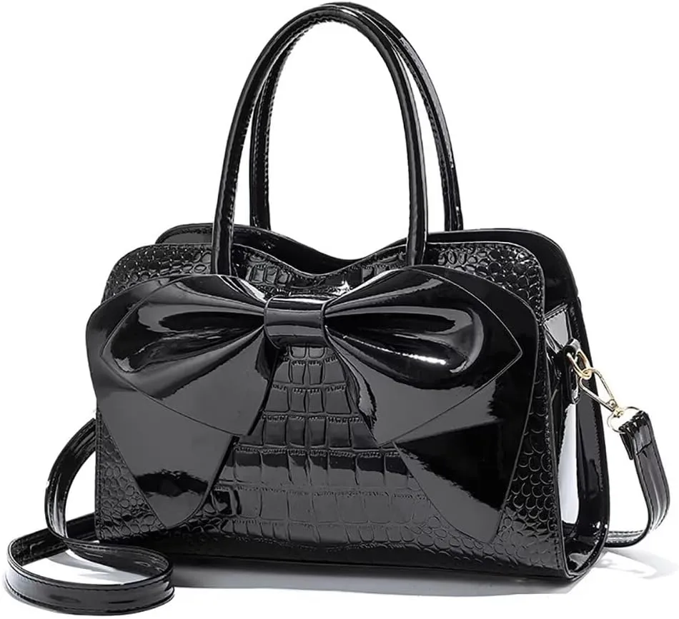Satchel Handbag for Women Designer Tote Purse Leather Shoulder Bag Roomy Top Handle Satchel Purse for Office Dating