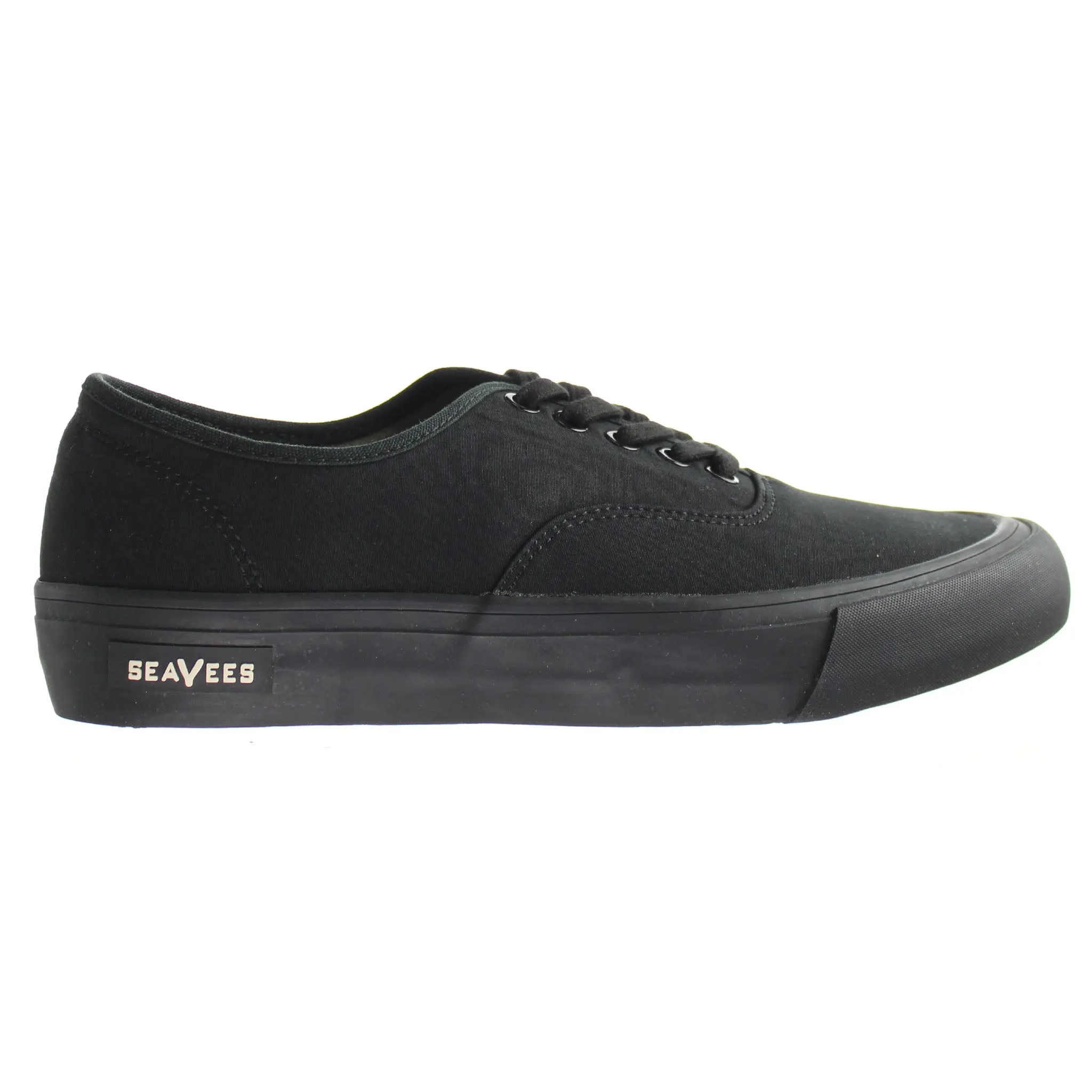 Seavees Legend Sneaker Standard Black Poplin Black Mens Shoes