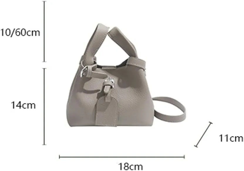 Small Bucket Bags Women 2025 Trendy Spring Hobo Handbags Shoulder Crossbody Purse Satchel Double Top Handle 2 PCS
