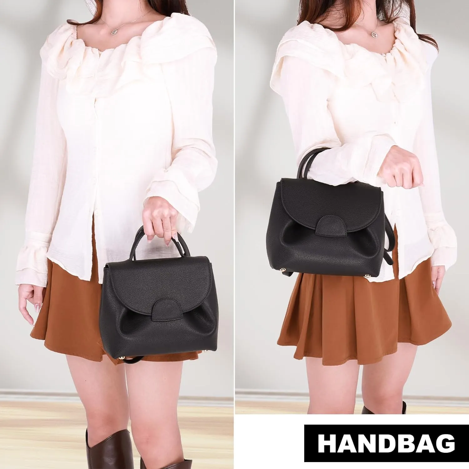 Small Satchel Handbags for Women Designer Luxury Tote Purses Crossbody Bags Faux Leather Top Handle Bag Shoulder Bag