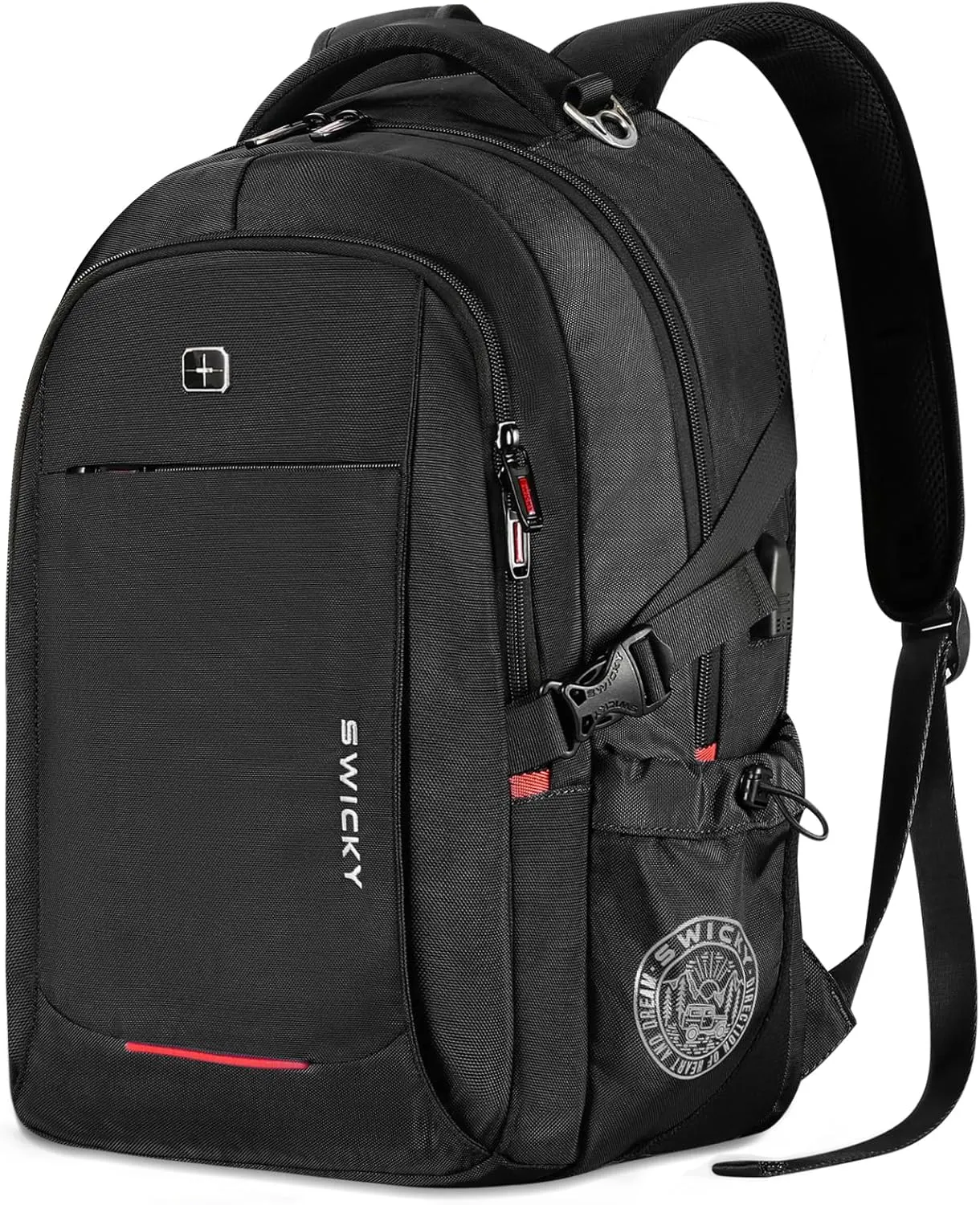 star cloud Travel Laptop Backpack - 15 Inch Business College Backpacks With USB Charging Port - Heavy Duty Water Repellent Anti Theft Computer Backpacks for Men/Women Black